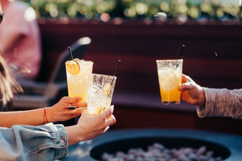 Drinks cheersing