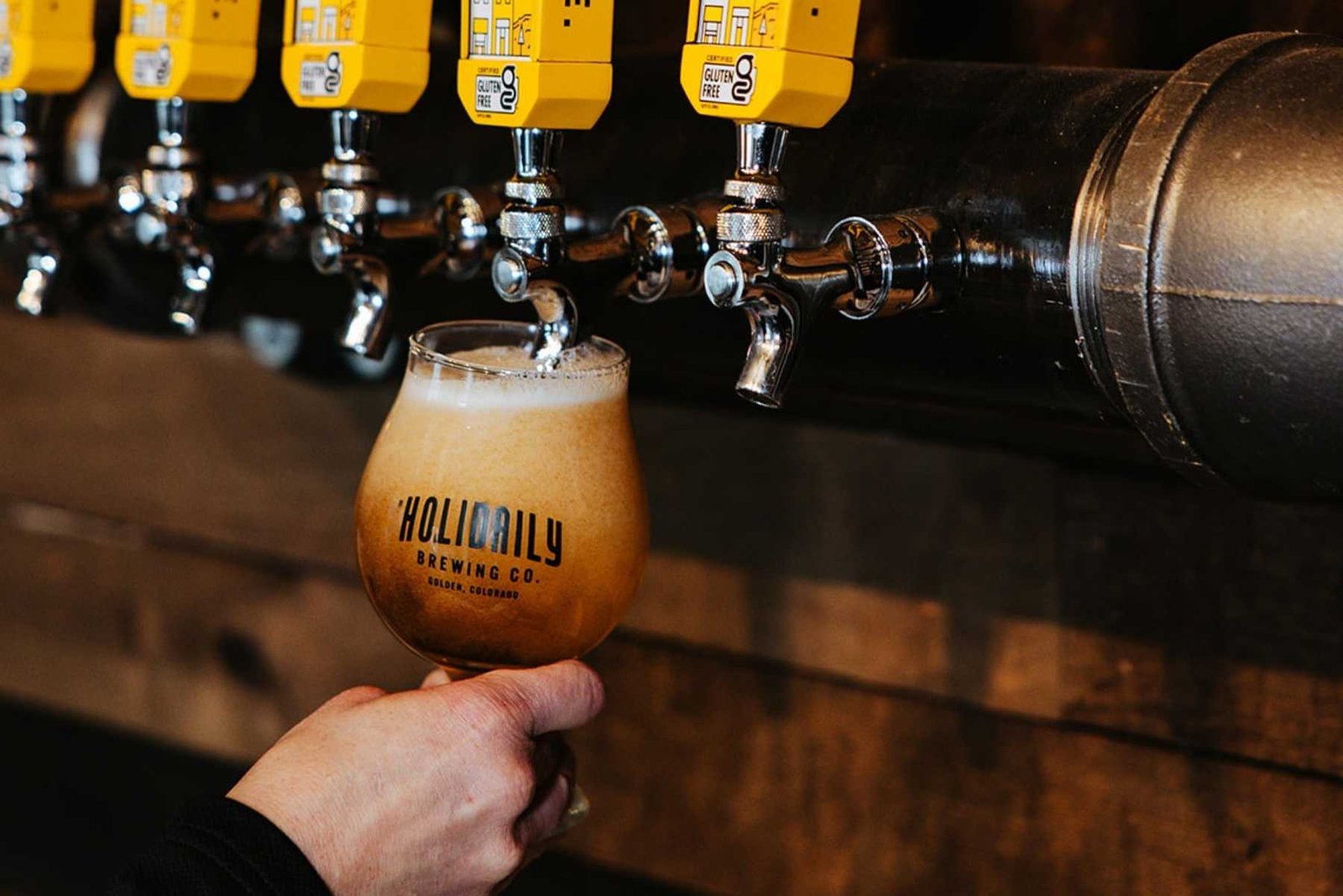 Beer on tap